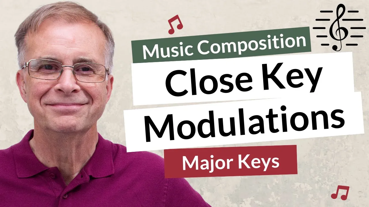 Modulating to Closely Related Keys (Major Key Modulation Chart) - Music Composition