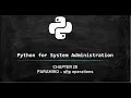 Python for System Administration - Paramiko SFTP operations