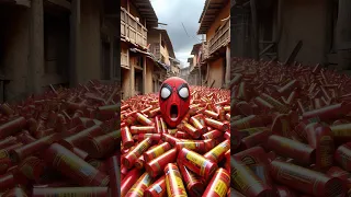 القرية مليئة بالمفرقعات ماذا سيفعل سبايدرمان الآن شورت 