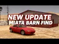 Miata in Offroad Outlaws Barn find Update