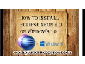 How to install Eclipse NEON 2 0 on Windows 10 byNP