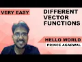 Vectors Functions in STL with Code Data Structure Algorithm For Beginners in Hindi Hello World