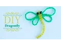 How to make easy beaded dragonfly LIBELULA roome decoration items Beads art vineeta mishra