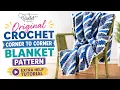 How to Crochet Easy Corner to Corner Afghan C2C