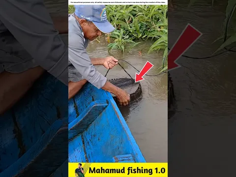 What Fish Did He Find in a Deep Water Basket?π#viralvideo #facts #fishinggear #fishinglife #fish