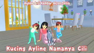 Kucing Ayline Namanya Cili | Ayline & Si Kembar Alcen Cellia | Sakura School Simulator
