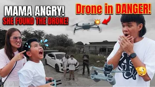 UNANG PALIPAD NG DRONE! LAGOT KAY MAMA si ANDRAKE