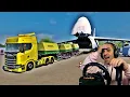 Download Lagu ENTREI DENTRO DO AVIÃO COM A CARRETA - Vida de Caminhoneiro 347 - Euro Truck Simulator 2