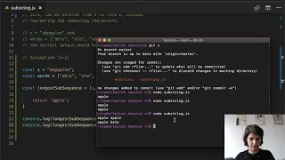Node Interview Training - Substrings and Generators