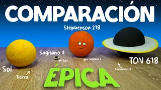 ¿Qué tan GRANDE es el Universo? Compara desde La Tierra hasta TON 618🌌Escala Real😱