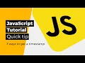 JavaScript Tutorial - Date