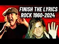 Download Lagu Finish the lyrics - One ROCK Song Per YEAR 1960-2024 | QUIZ