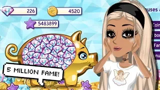 claiming 5m fame level 50 