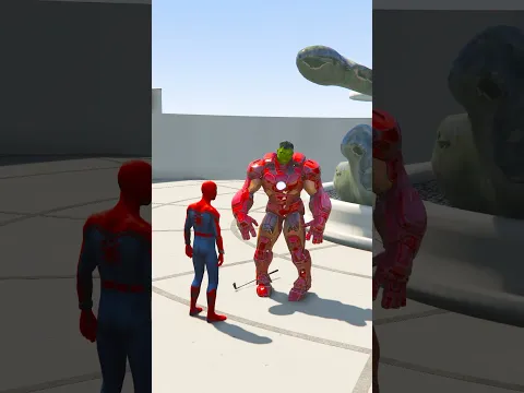 GTA 5 : IRON HULK MENYELAMATKAN SPIDY GF DI GTA V ! #gta  #gta5  #shorts  #trending  #viral  #cartoo