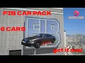 FIB Car Pack - 6 High-Quality Vehicles FOR FIVEM