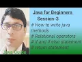 java tutorial for beginners session-3 Relational operators if else method javaguide8275