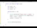 Counter Controlled Repetition in C