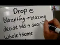Drop e rule - The Teaching Corner Ep 186