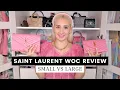 SAINT LAURENT WALLET ON CHAIN REVIEW YSL WOC Small vs Large Mod shots What fits inside