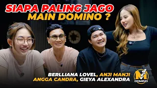 Berlliana Lovell, Angga Candra, Gieya Alexandra dan Anji, SIAPA PALING JAGO MAIN DOMINO ⁉️ 