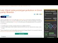 Web Security Academy Prototype Pollution 4 - Client-Side Prototype Pollution Third-Party Library