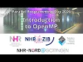 PPD 2026 - Introduction to OpenMP