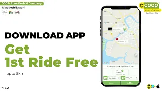 Book your FREE RIDE only with COOP CAB