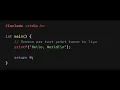 C Programming for Beginners Hello World Program C Language