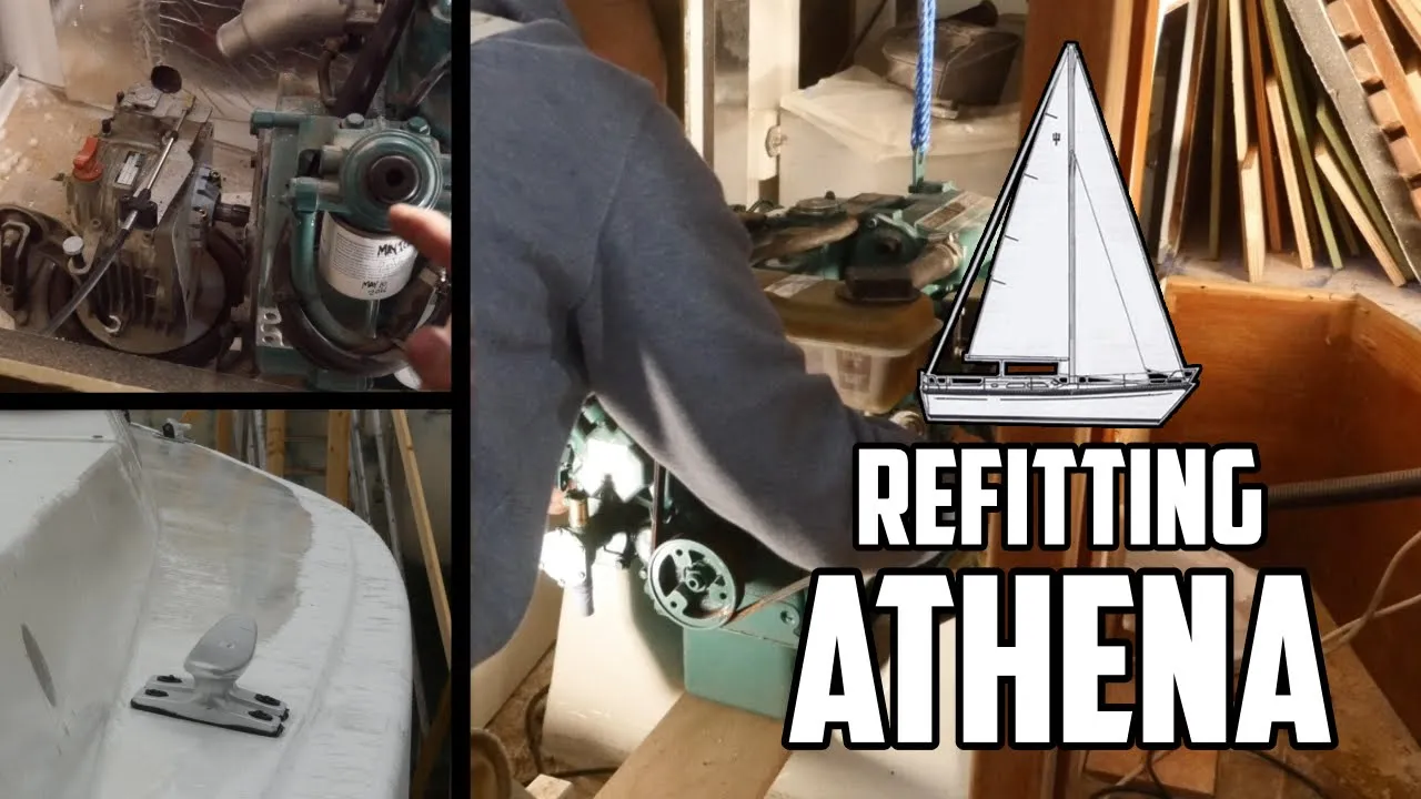Sail Life – Cleats installed & engine problems – DIY sailboat project