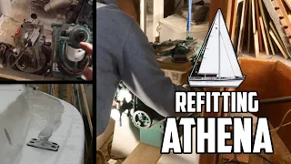 Sail Life – Cleats installed & engine problems – DIY sailboat project