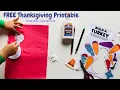 Free Printable - Activity for Thanksgiving for Preschoolers