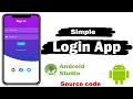 Simple Login App in Android Studio 2024