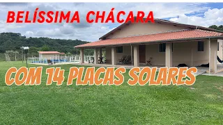 UMA BELEZA DE CHÁCARA/ COM DUAS CASAS/UMA LINDA PISCINA E 14 PLACAS SOLARES A VENDA EM SÃO PEDRO(SP)