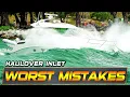 BIGGEST MISTAKES AT HAULOVER INLET BOAT FAILS COMPILATION BOAT ZONE