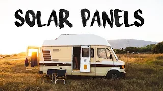 Installing Solar Panels on Our Van (Van Build 21)