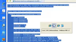 009 Using Netbeans to Create a Java Program YouTube