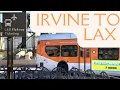 Irvine to LAX using Public Transportation