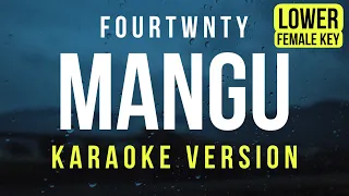 mangu fourtwnty ft charita utami karaoke female lower key nada wanita alto