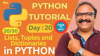 Python Day 20 - Lists Tuples Dictionaries in Python Complete Guide with Examples