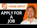 How To Apply for Home Depot Job Home Depot Tutorial 2026