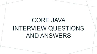 Core Java Interview Questions And Answers - HashSet LinkedHashSet and TreeSet