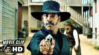 Denzel Destroys Arrogant Mercenaries Scene THE MAGNIFICENT SEVEN 2016 Movie CLIP HD 