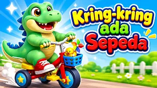 Kring Kring Ada Sepeda 🚲 Lagu Anak Indonesia Populer | Animasi 3D + Lirik | Creatifun