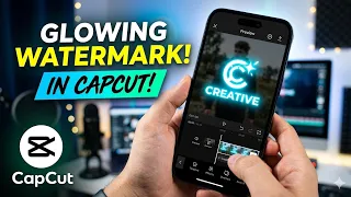 How To Edit Glowing Watermark In Capcut|| Capcut Watermark Edit #capcut #edit #editingtutorial