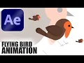 Flying Bird Animation In Adobe After Effects for Beginners - After Effects Tutorial