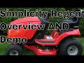 Simplicity Regent Riding Lawn Mower