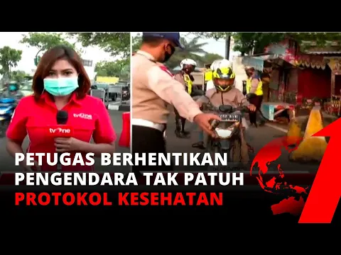 Operasi Yustisi PSBB DKI Diperketat, Petugas Periksa Protokol Kesehatan Pengendara | tvOne