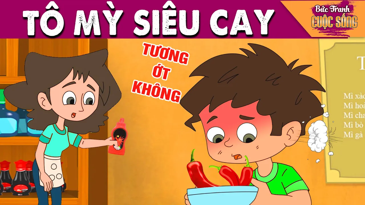 Outline Video TÔ MỲ SIÊU CAY - PHIM HOẠT HÌNH HAY NHẤT - KHOẢNH KHẮC KỲ DIỆU - TRUYỆN CỔ TÍCH HAY NHẤT