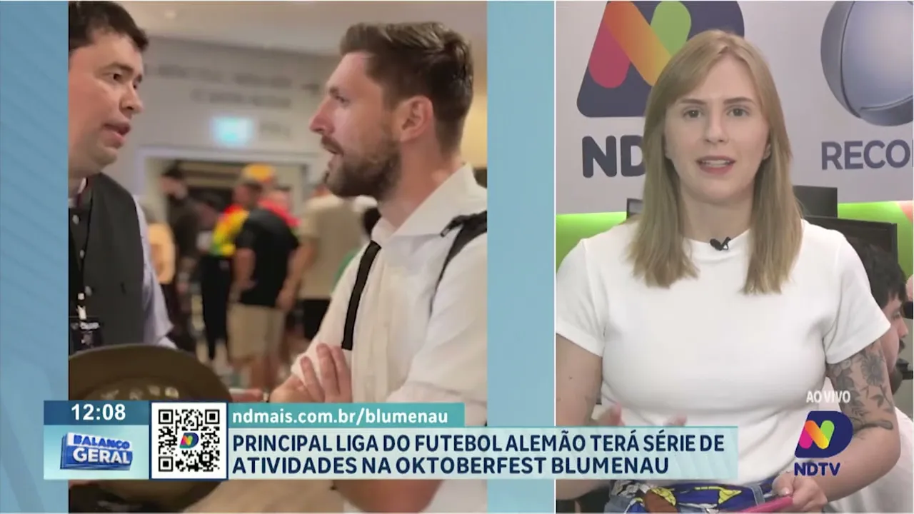 Principal liga do futebol alemão terá série de atividades na Oktoberfest Blumenau