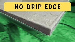 How To Make a No Drip Edge on a Corian Solid Surface Countertop